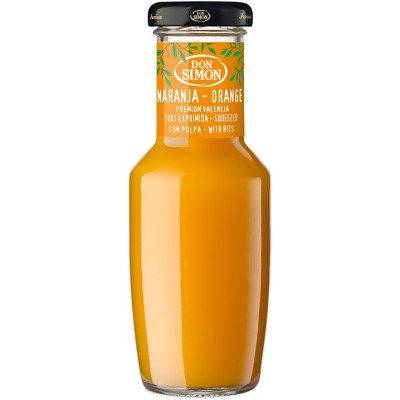 Orange juice with pulp 100% DON SIMON, 200 ml